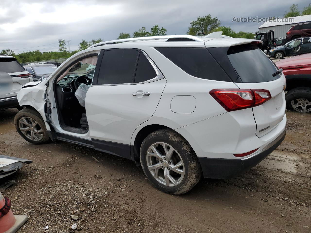 2018 Chevrolet Equinox Premier White vin: 2GNAXVEV3J6191320