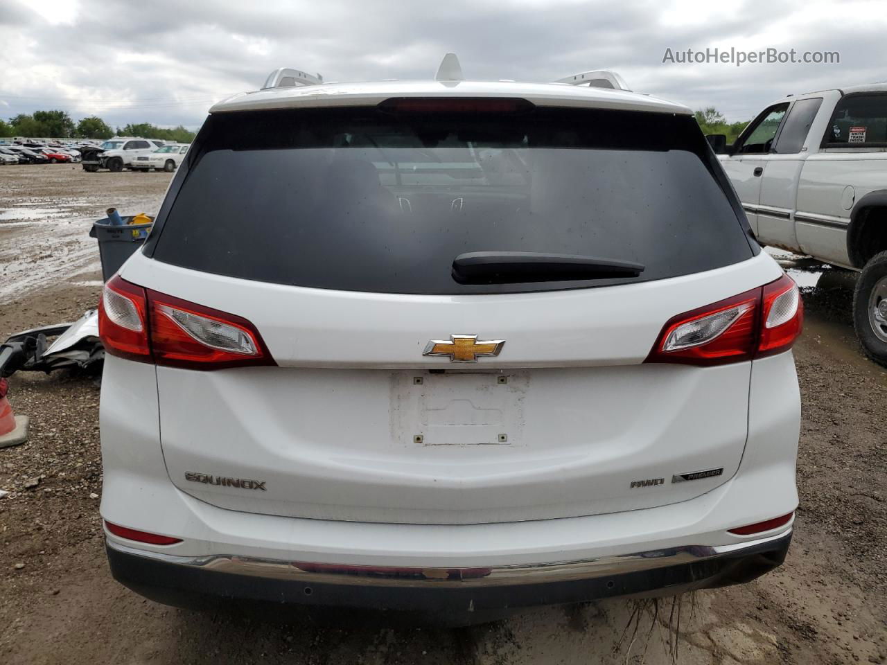 2018 Chevrolet Equinox Premier White vin: 2GNAXVEV3J6191320