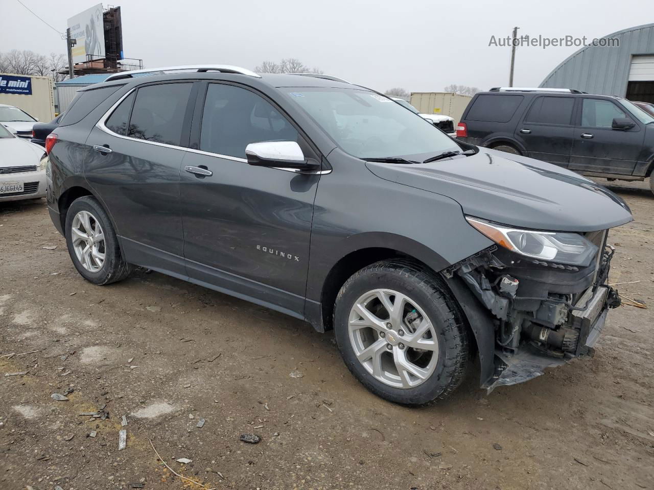 2018 Chevrolet Equinox Premier Синий vin: 2GNAXVEV4J6314543