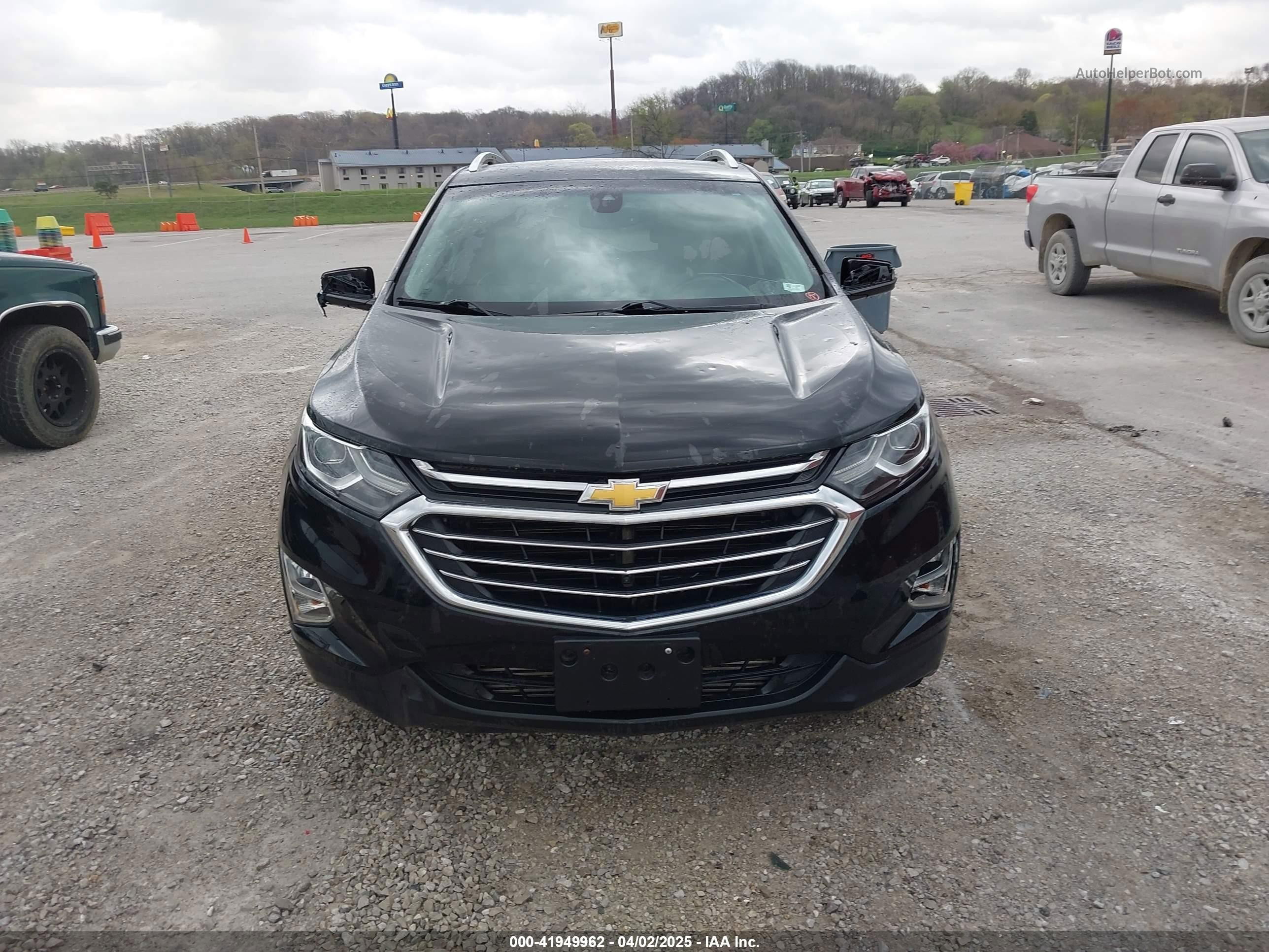 2018 Chevrolet Equinox Premier Black vin: 2GNAXVEV7J6275379