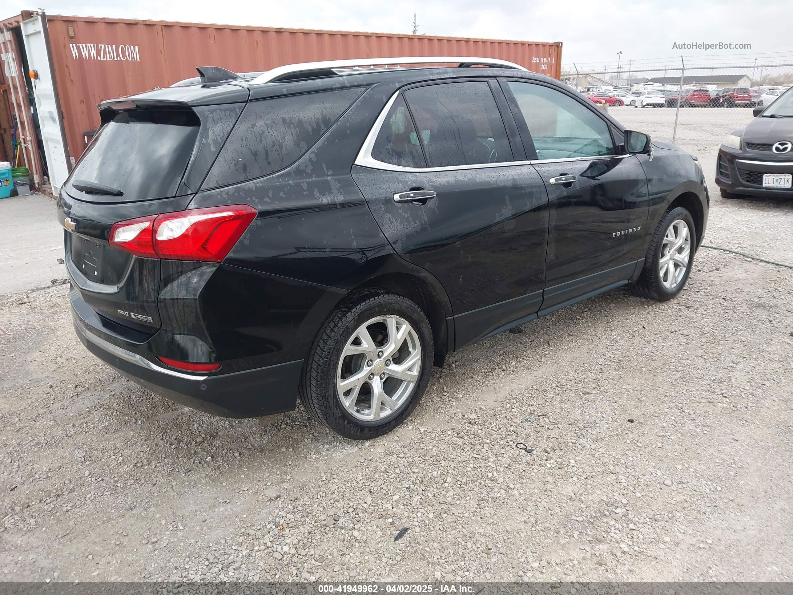 2018 Chevrolet Equinox Premier Black vin: 2GNAXVEV7J6275379