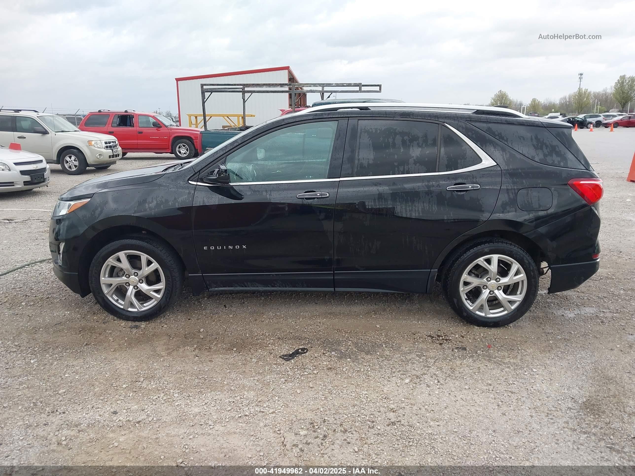 2018 Chevrolet Equinox Premier Black vin: 2GNAXVEV7J6275379