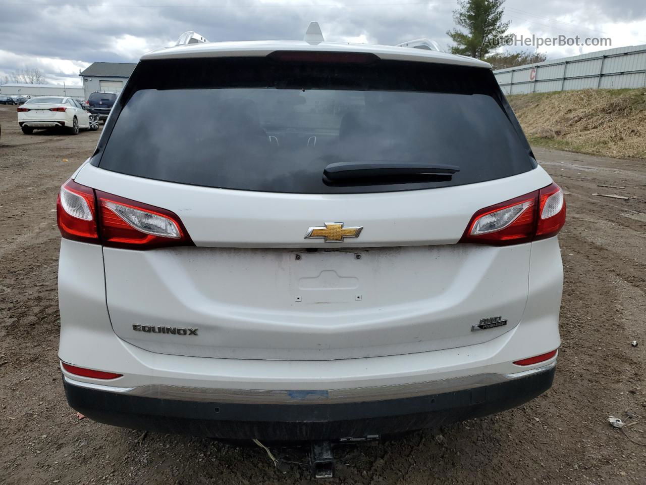 2018 Chevrolet Equinox Premier White vin: 2GNAXVEV9J6307961