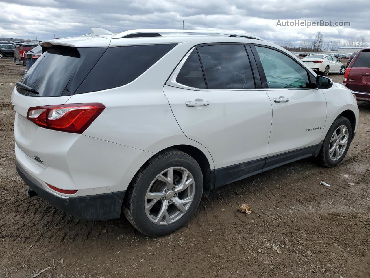 2018 Chevrolet Equinox Premier White vin: 2GNAXVEV9J6307961