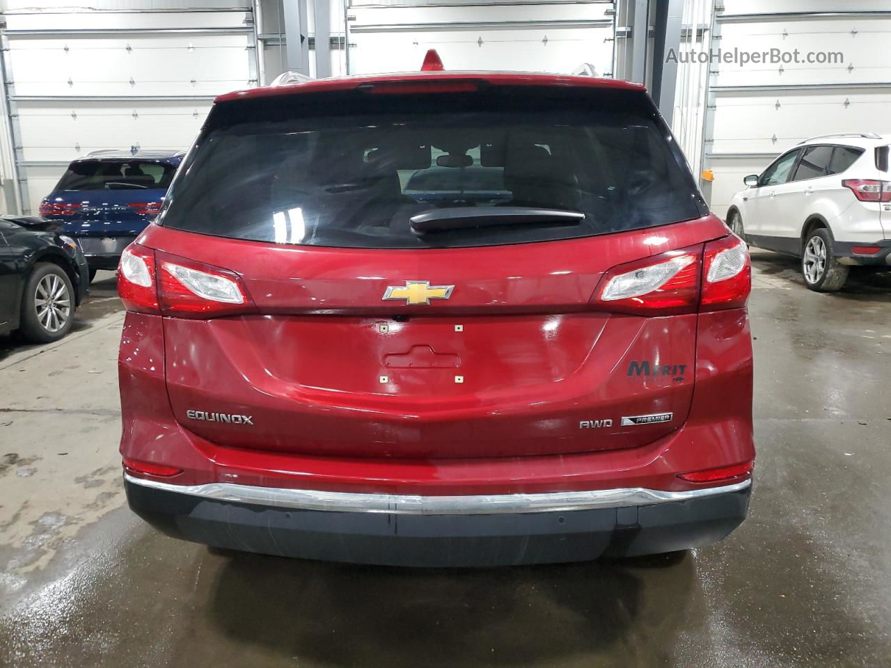 2018 Chevrolet Equinox Premier Red vin: 2GNAXVEVXJ6345490