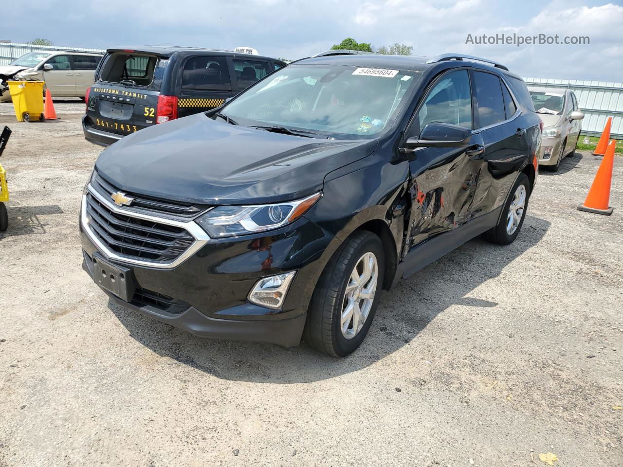 2020 Chevrolet Equinox Lt Черный vin: 2GNAXVEX3L6250242