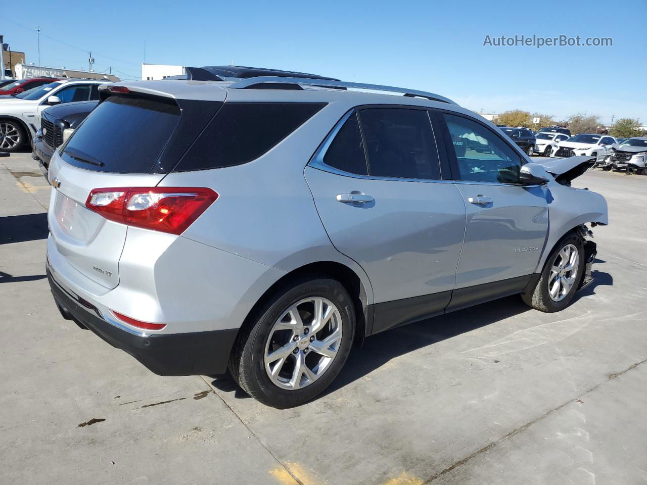 2019 Chevrolet Equinox Lt Серебряный vin: 2GNAXVEXXK6168569