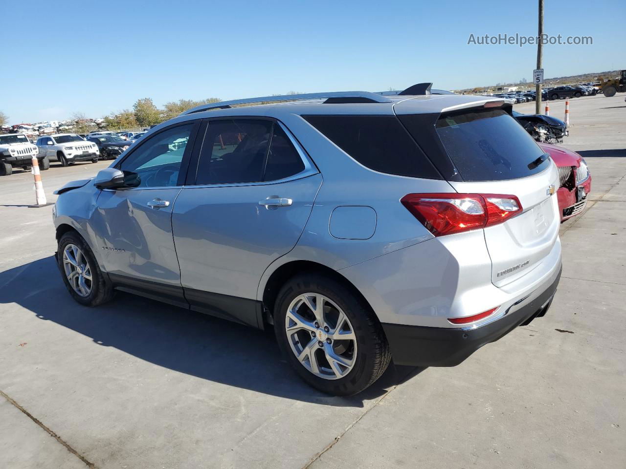 2019 Chevrolet Equinox Lt Серебряный vin: 2GNAXVEXXK6168569