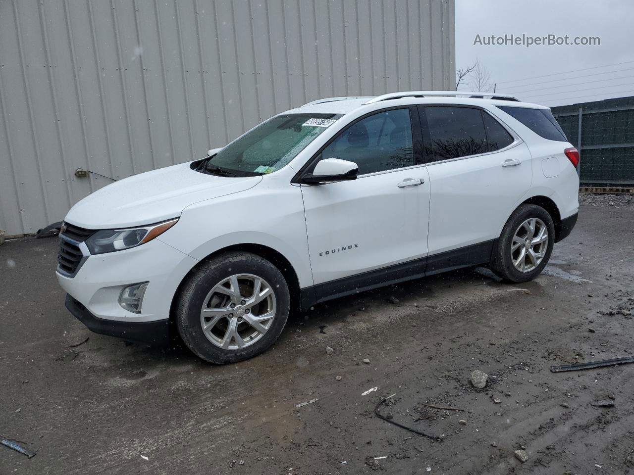 2019 Chevrolet Equinox Lt White vin: 2GNAXVEXXK6262743