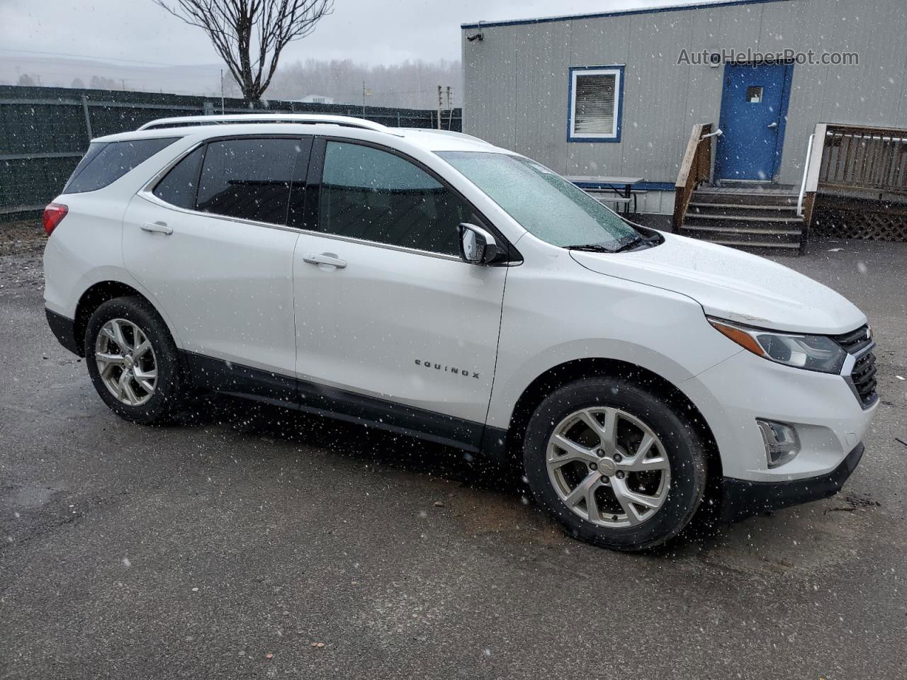 2019 Chevrolet Equinox Lt White vin: 2GNAXVEXXK6262743