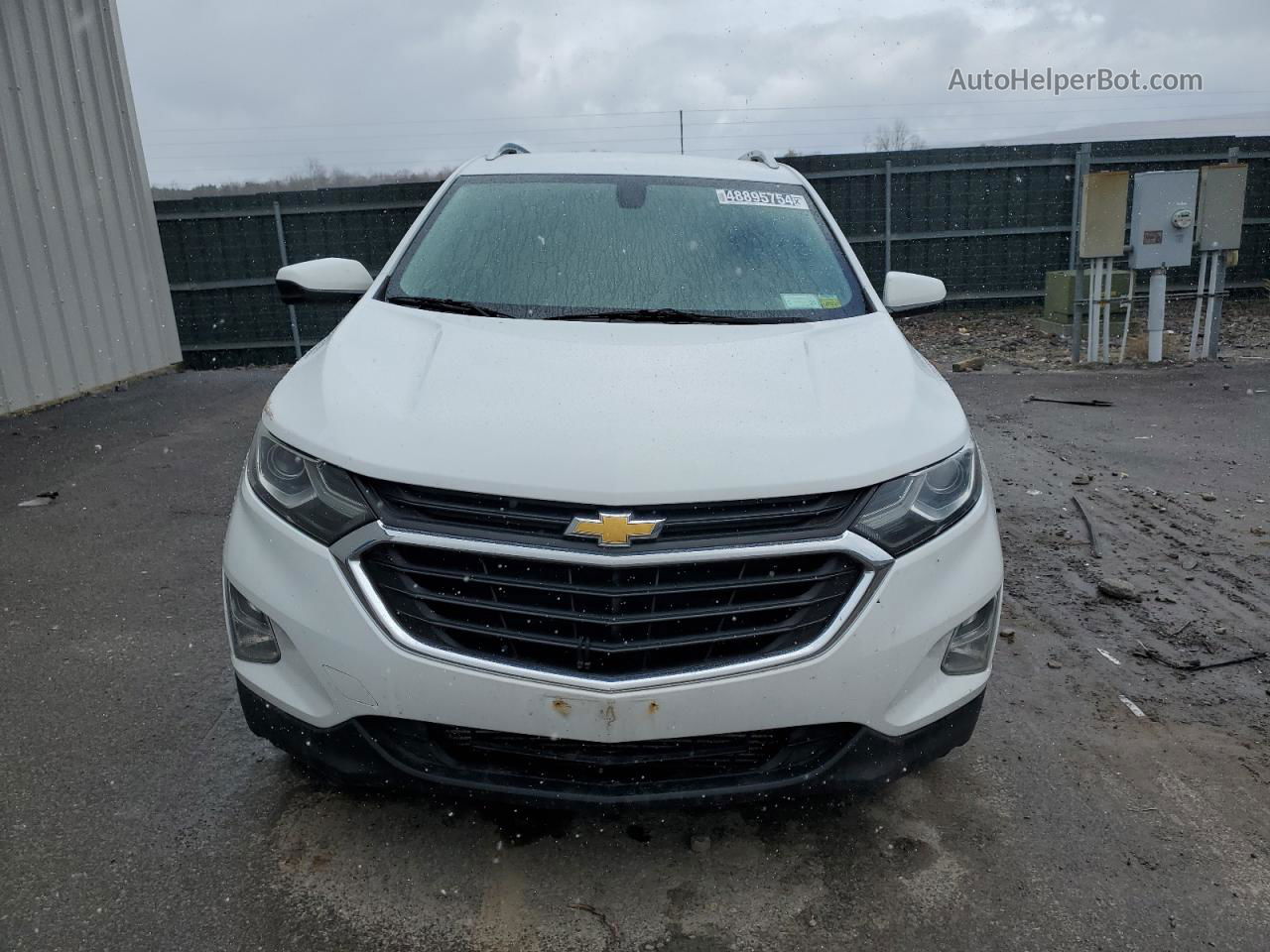 2019 Chevrolet Equinox Lt White vin: 2GNAXVEXXK6262743