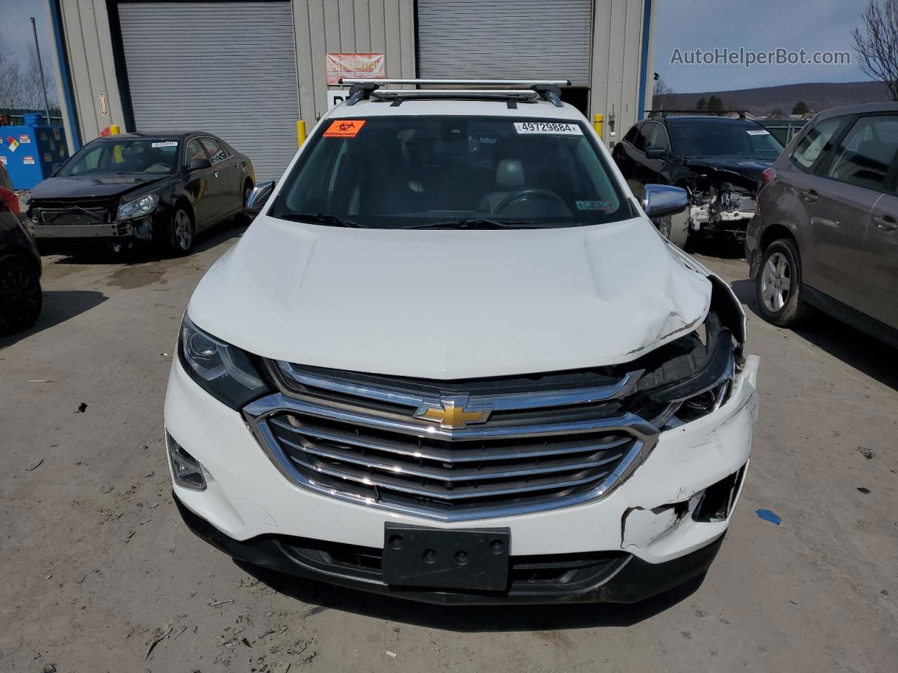 2018 Chevrolet Equinox Premier White vin: 2GNAXWEXXJ6144339