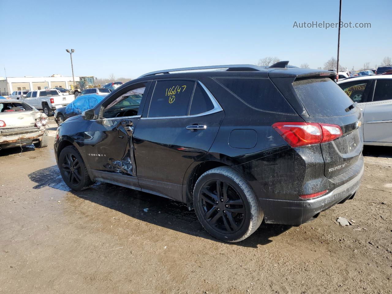 2018 Chevrolet Equinox Premier Черный vin: 2GNAXWEXXJ6166647