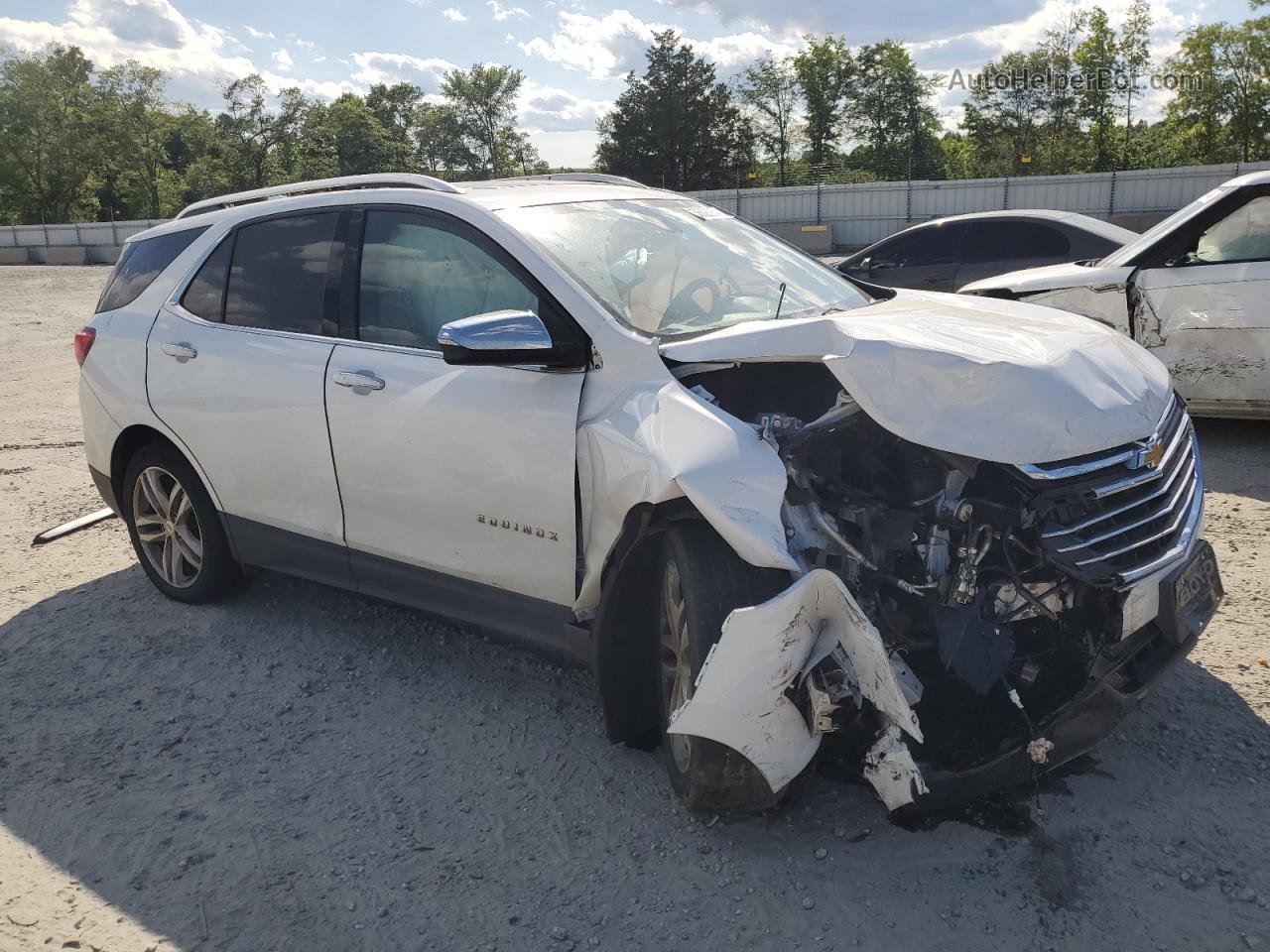 2018 Chevrolet Equinox Premier White vin: 2GNAXWEXXJ6303036