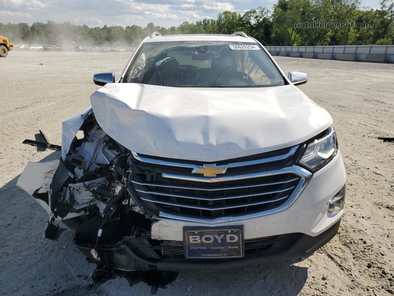 2018 Chevrolet Equinox Premier White vin: 2GNAXWEXXJ6303036