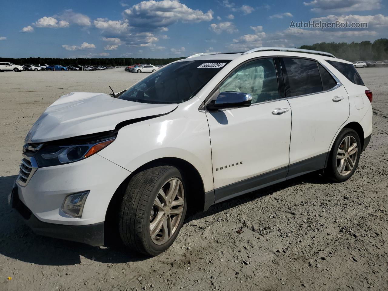 2018 Chevrolet Equinox Premier White vin: 2GNAXWEXXJ6303036