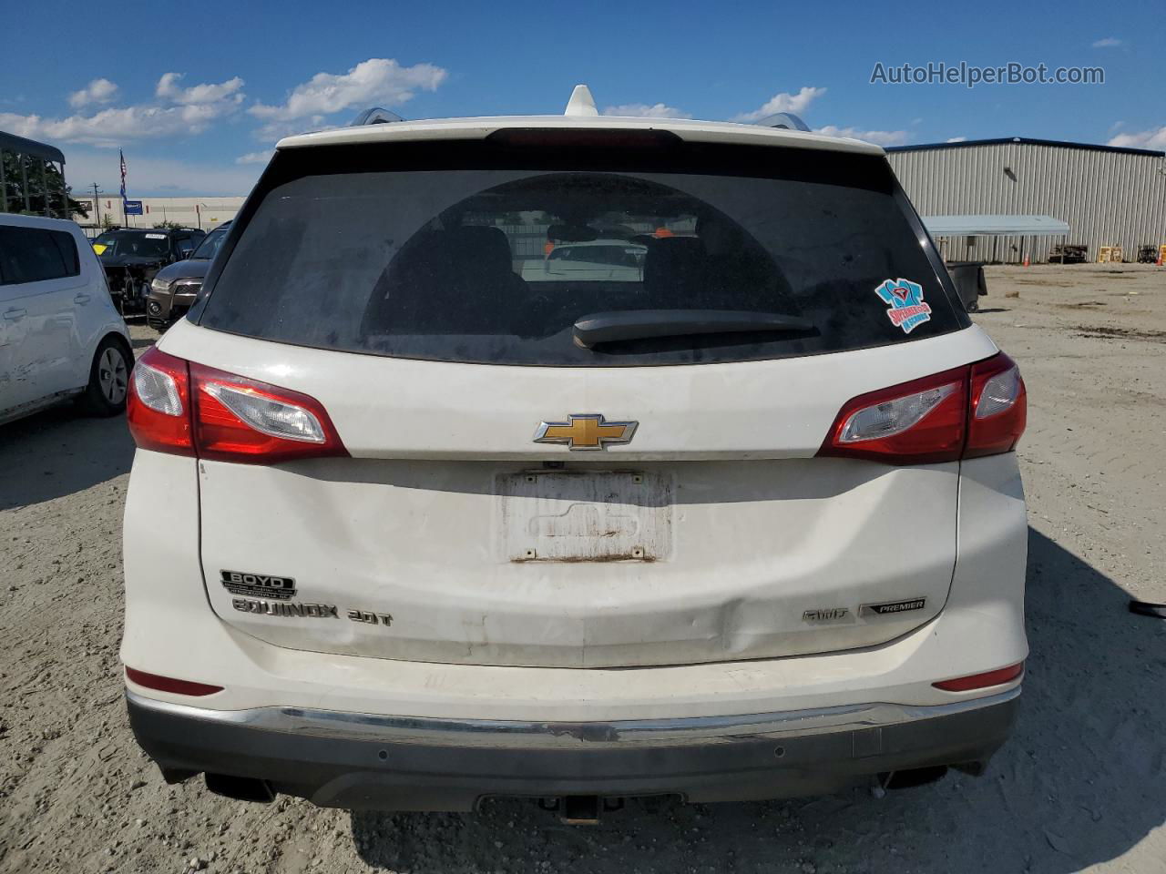 2018 Chevrolet Equinox Premier Белый vin: 2GNAXWEXXJ6303036