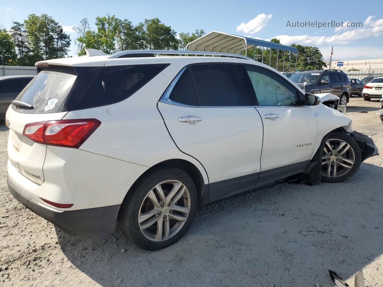 2018 Chevrolet Equinox Premier White vin: 2GNAXWEXXJ6303036