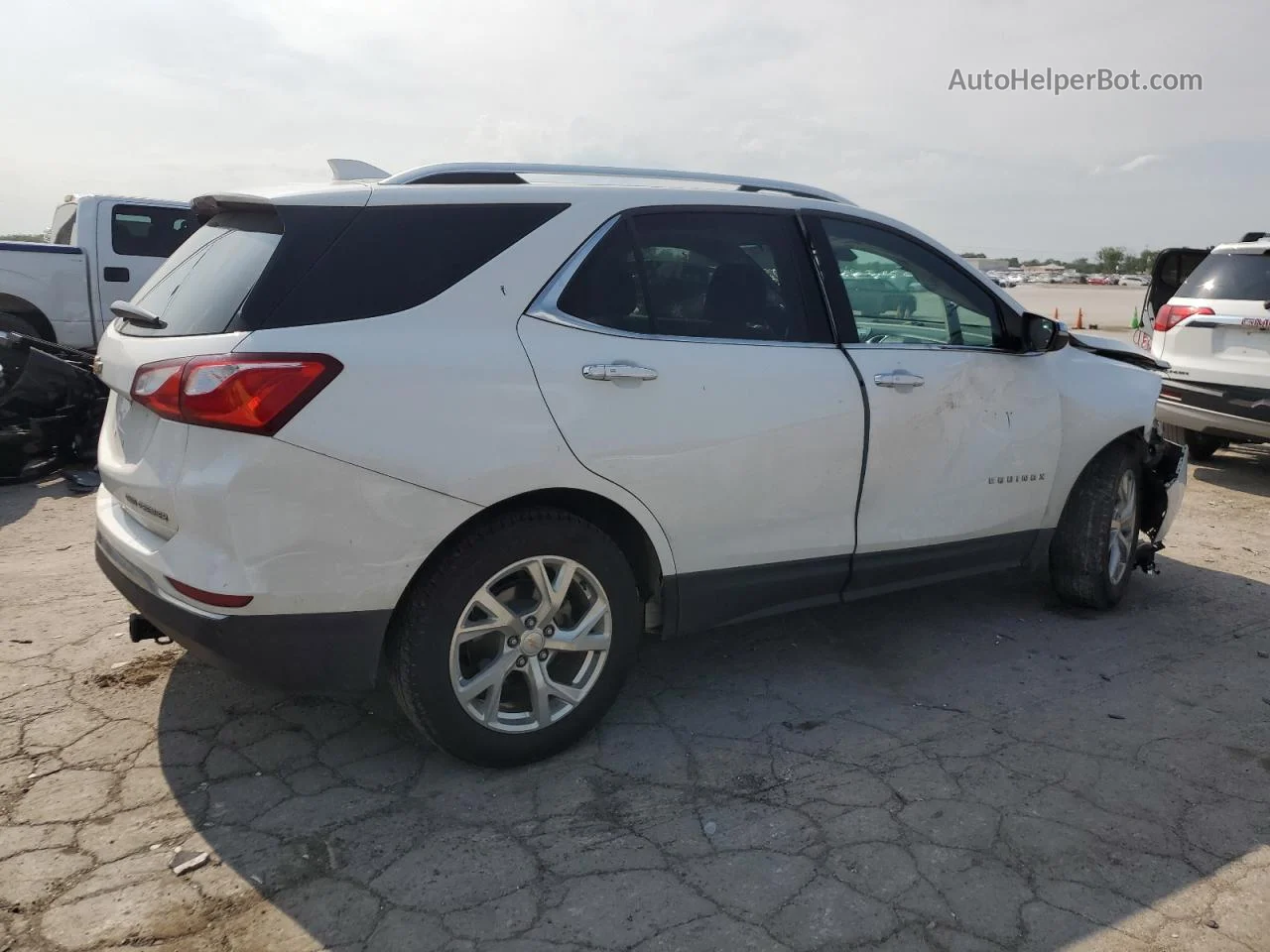 2019 Chevrolet Equinox Premier White vin: 2GNAXXEV0K6241958