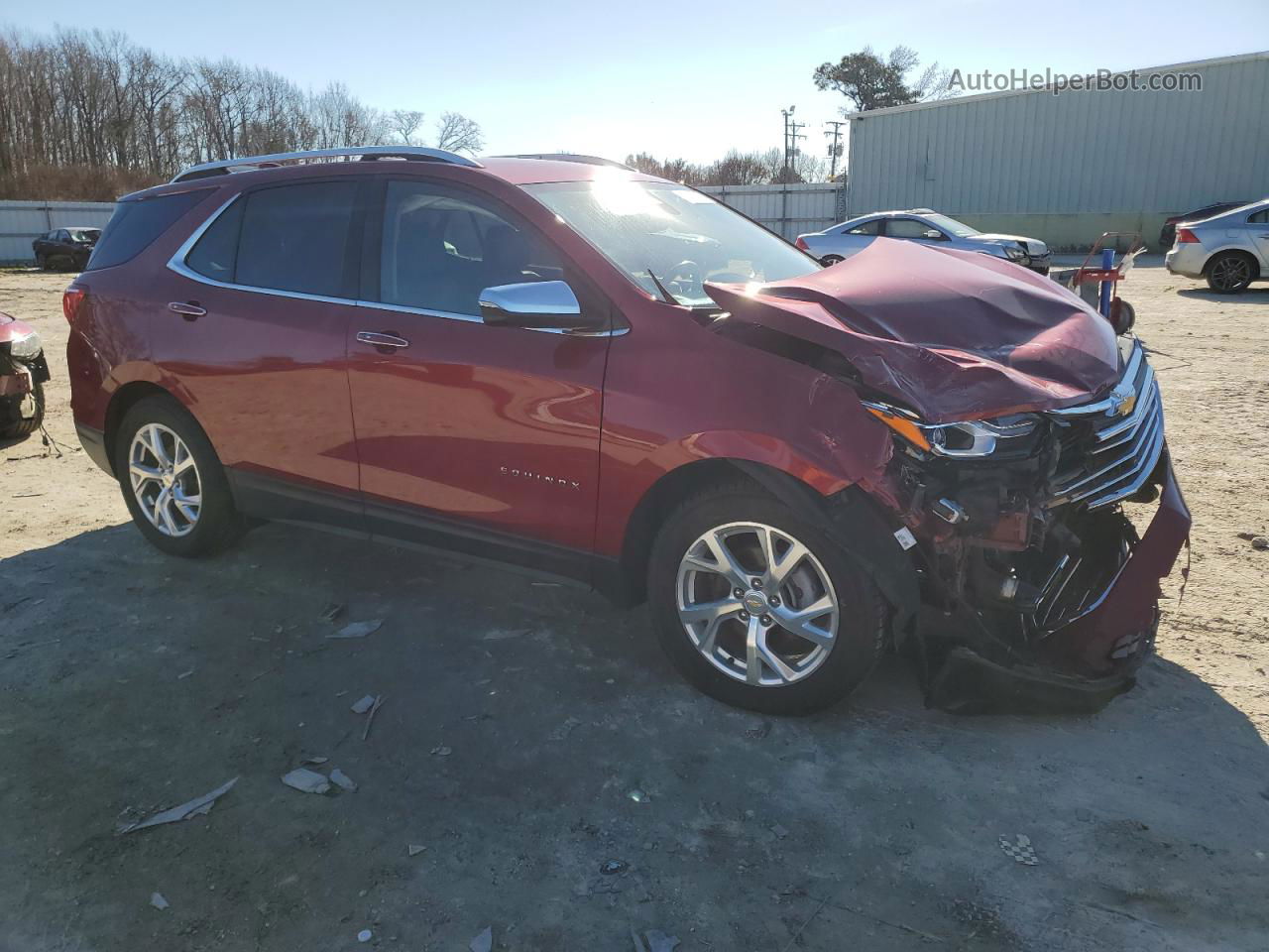 2019 Chevrolet Equinox Premier Красный vin: 2GNAXXEV3K6227083