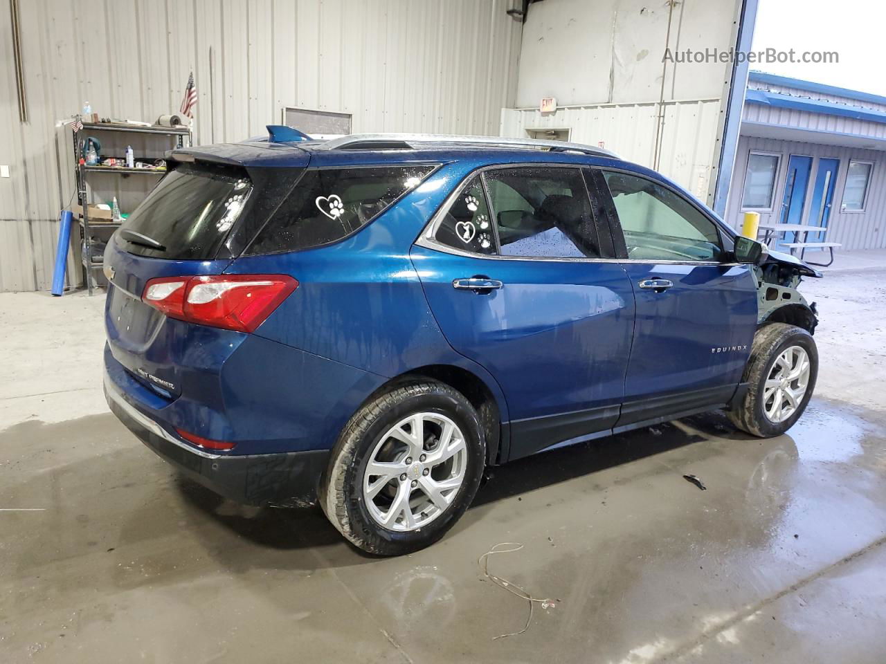 2020 Chevrolet Equinox Premier Blue vin: 2GNAXXEV5L6211131