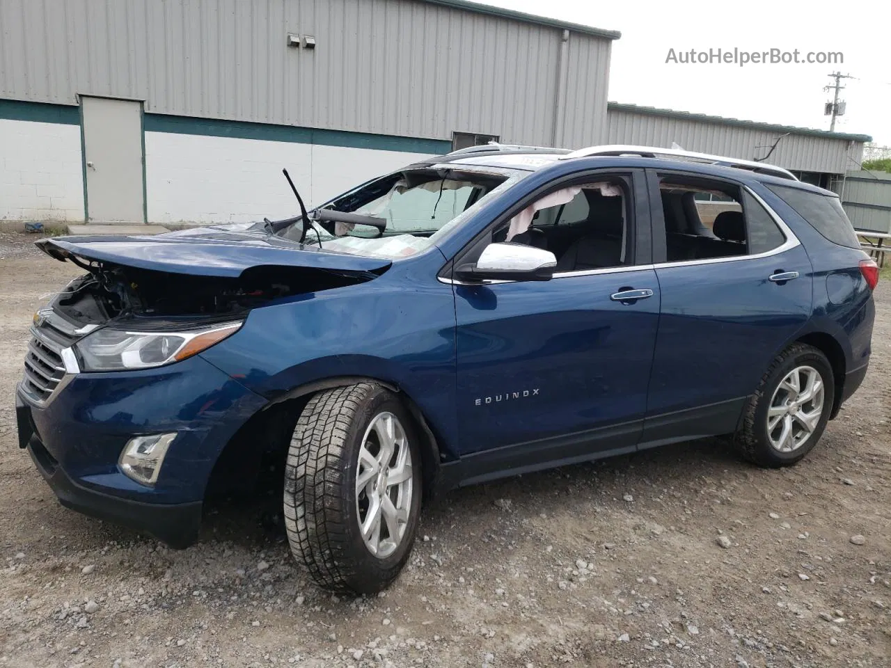 2020 Chevrolet Equinox Premier Синий vin: 2GNAXXEV6L6274643