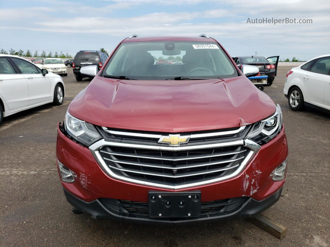 2020 Chevrolet Equinox Premier Red vin: 2GNAXXEV7L6269970