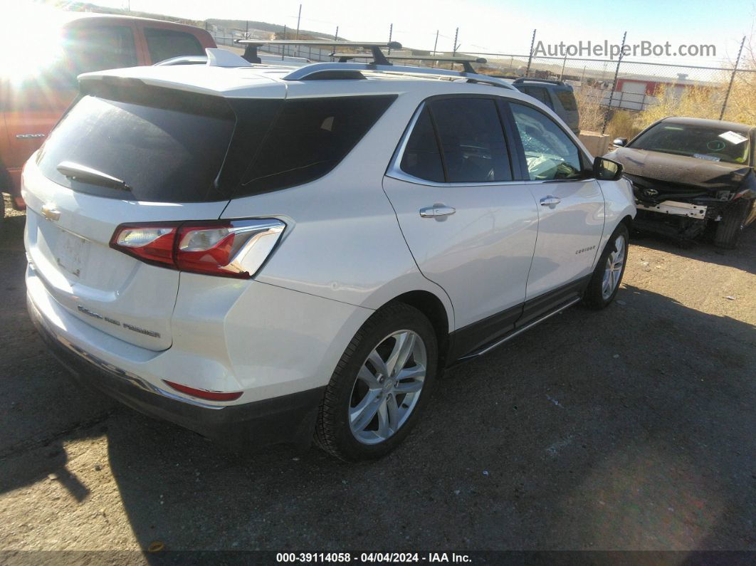 2019 Chevrolet Equinox Premier White vin: 2GNAXYEX8K6113328