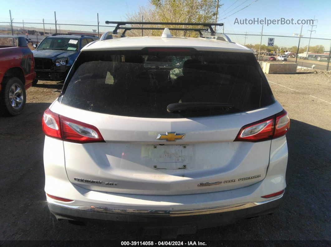 2019 Chevrolet Equinox Premier White vin: 2GNAXYEX8K6113328