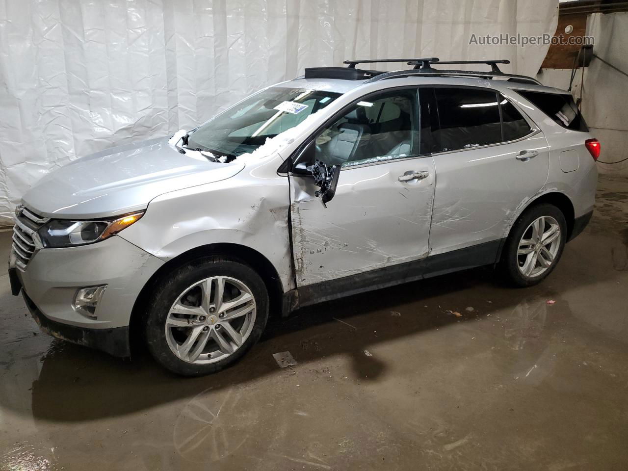 2019 Chevrolet Equinox Premier Silver vin: 2GNAXYEX8K6153375