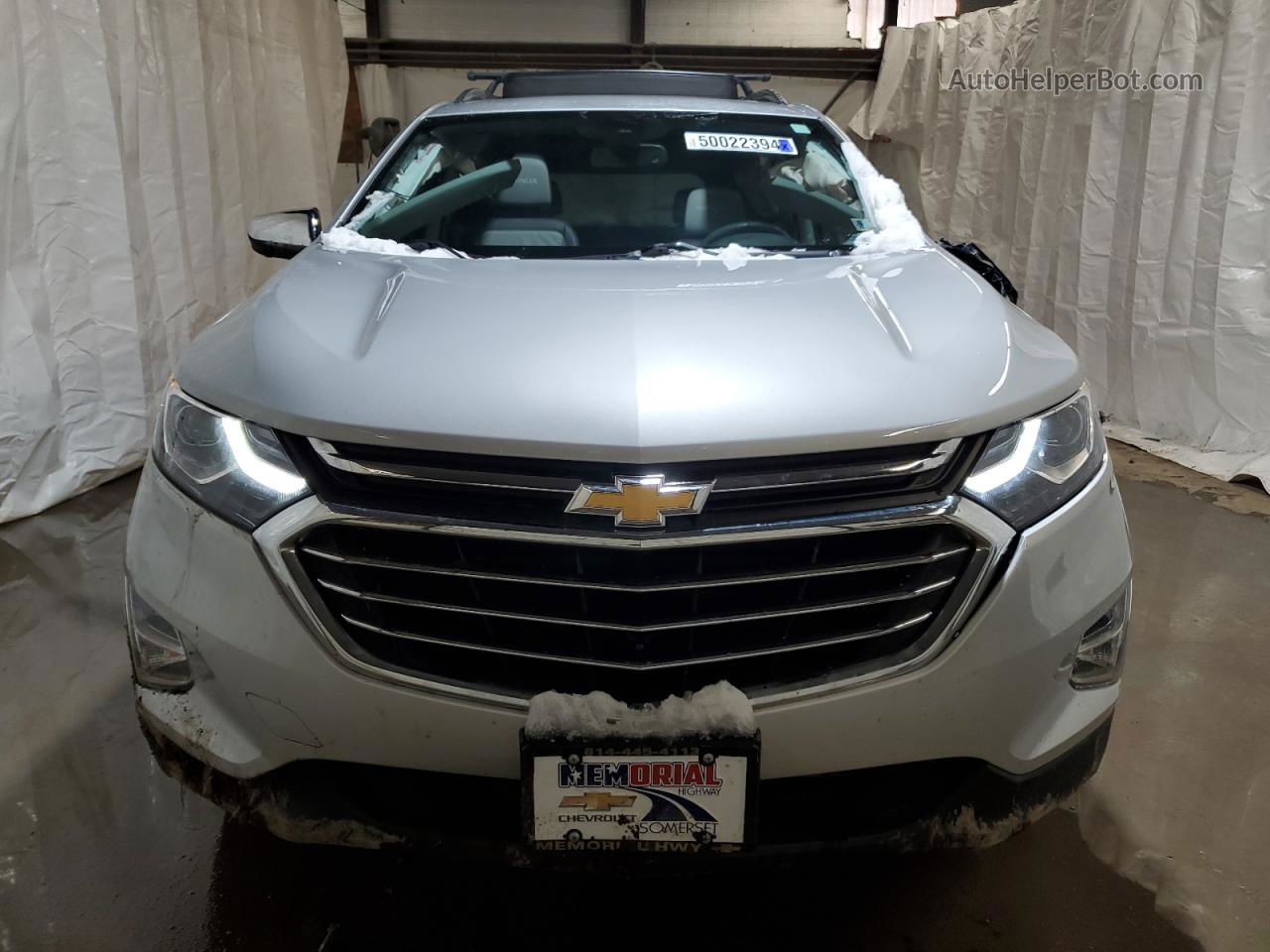 2019 Chevrolet Equinox Premier Silver vin: 2GNAXYEX8K6153375