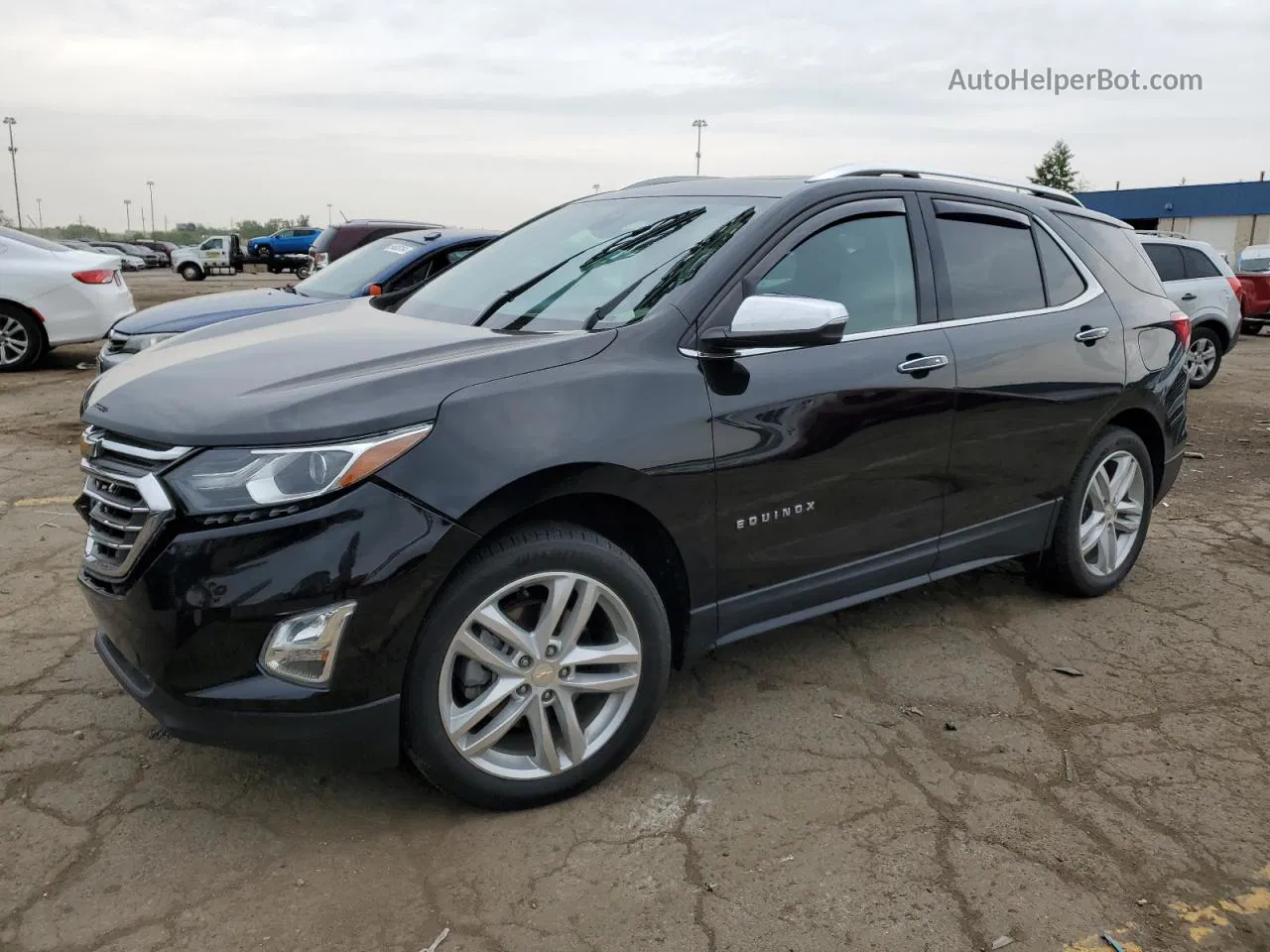 2019 Chevrolet Equinox Premier Черный vin: 2GNAXYEX8K6245389