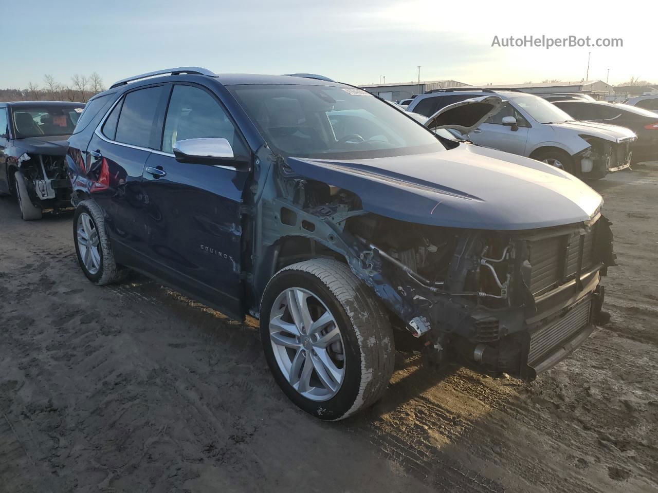 2020 Chevrolet Equinox Premier Blue vin: 2GNAXYEXXL6173936