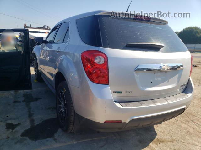 2012 Chevrolet Equinox Ls Серебряный vin: 2GNFLCEK0C6167782