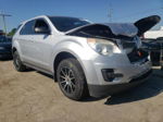 2012 Chevrolet Equinox Ls Silver vin: 2GNFLCEK0C6167782