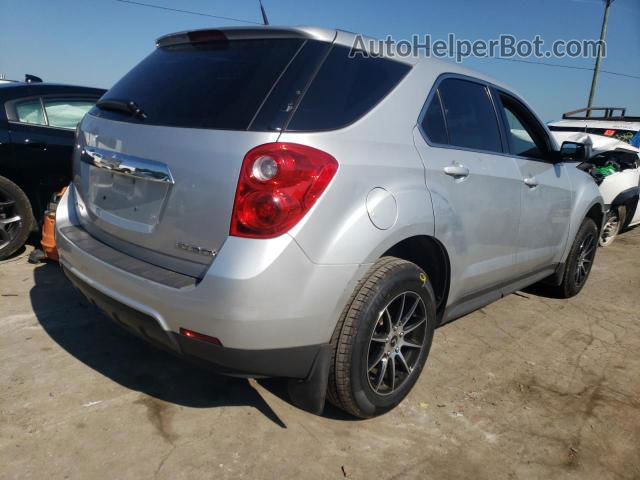 2012 Chevrolet Equinox Ls Silver vin: 2GNFLCEK0C6167782