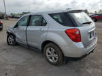 2012 Chevrolet Equinox Ls Серебряный vin: 2GNFLCEK1C6208355