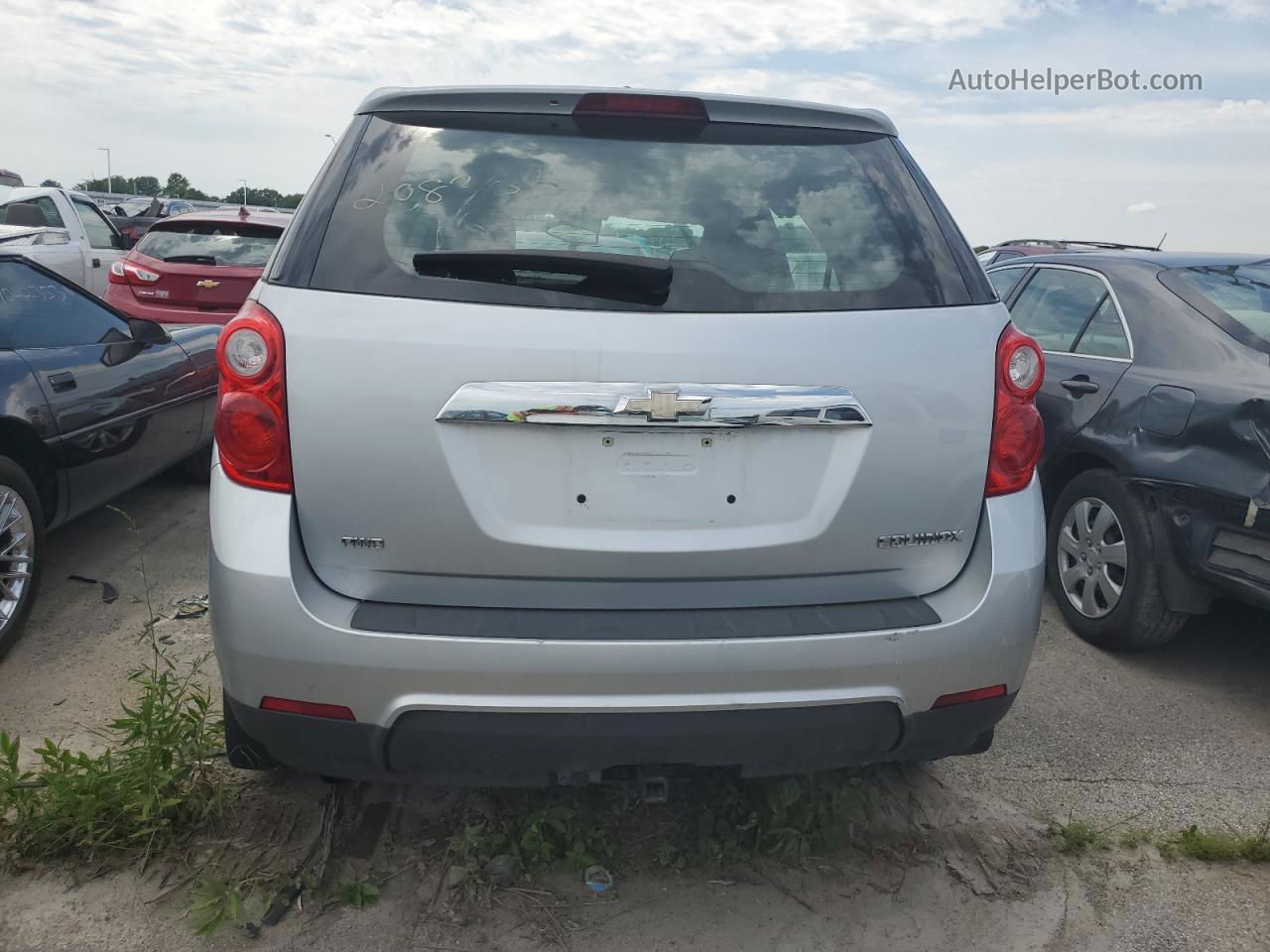 2012 Chevrolet Equinox Ls Серебряный vin: 2GNFLCEK1C6208355