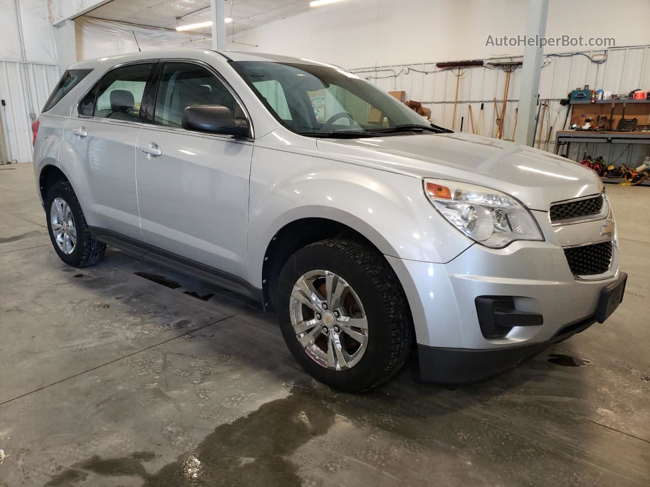 2012 Chevrolet Equinox Ls Silver vin: 2GNFLCEK2C6120379