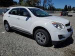 2012 Chevrolet Equinox Ls White vin: 2GNFLCEK2C6121516