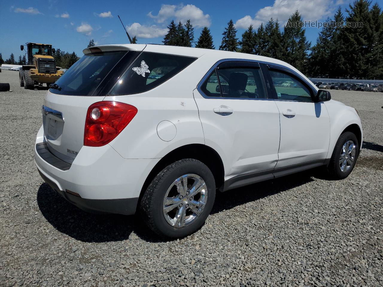 2012 Chevrolet Equinox Ls Белый vin: 2GNFLCEK2C6121516