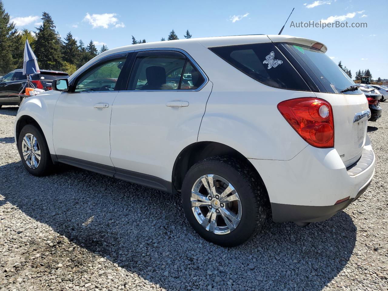 2012 Chevrolet Equinox Ls Белый vin: 2GNFLCEK2C6121516