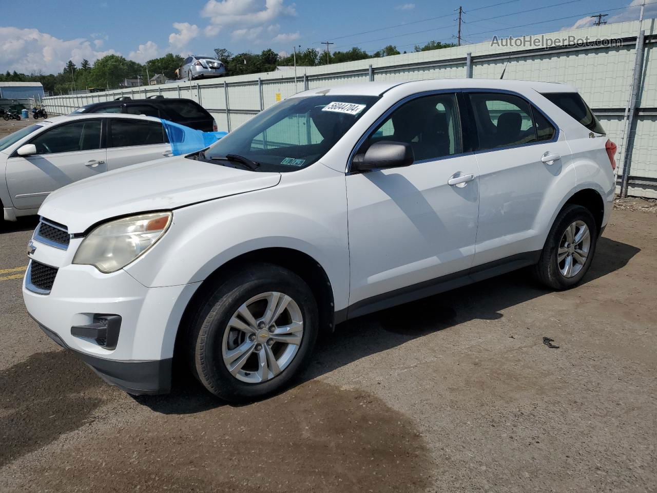 2012 Chevrolet Equinox Ls Белый vin: 2GNFLCEK2C6189704