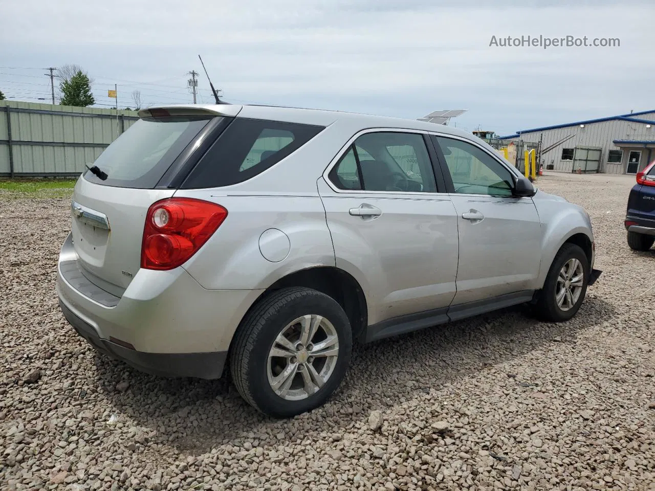 2012 Chevrolet Equinox Ls Silver vin: 2GNFLCEK3C6115353