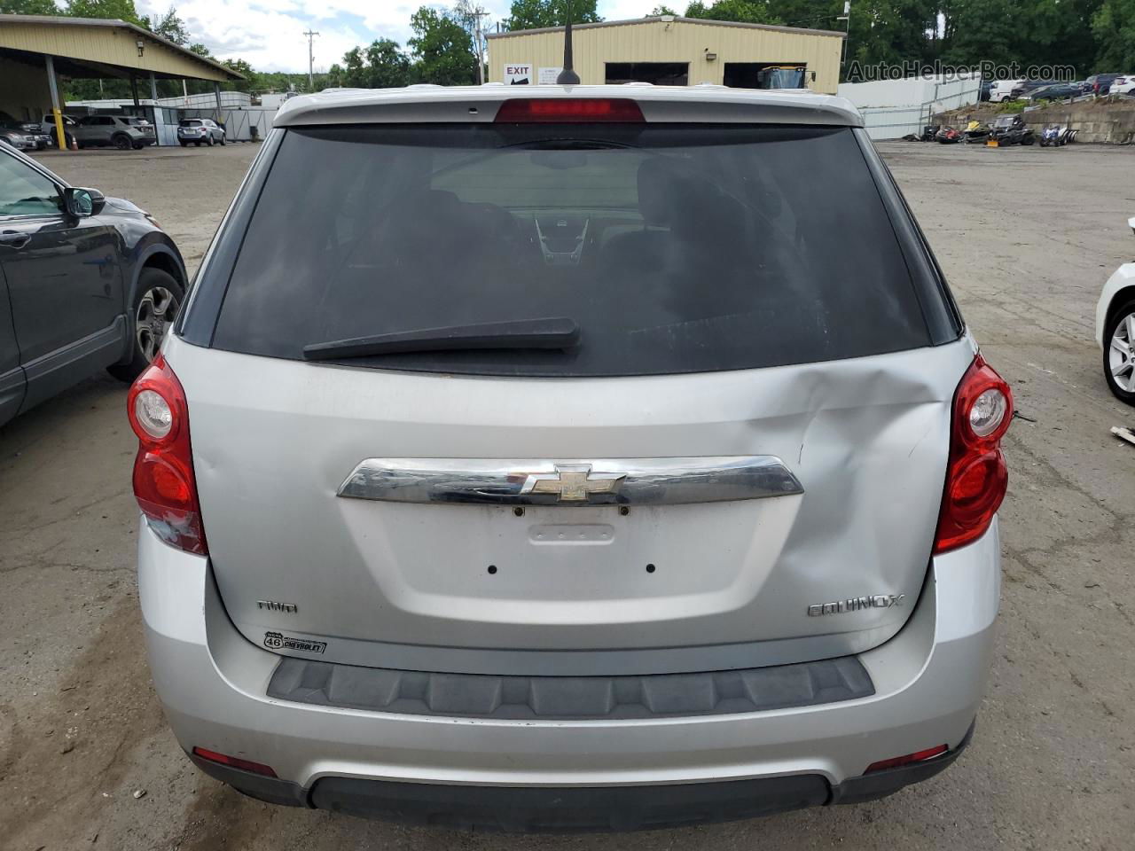 2012 Chevrolet Equinox Ls Silver vin: 2GNFLCEK3C6181451