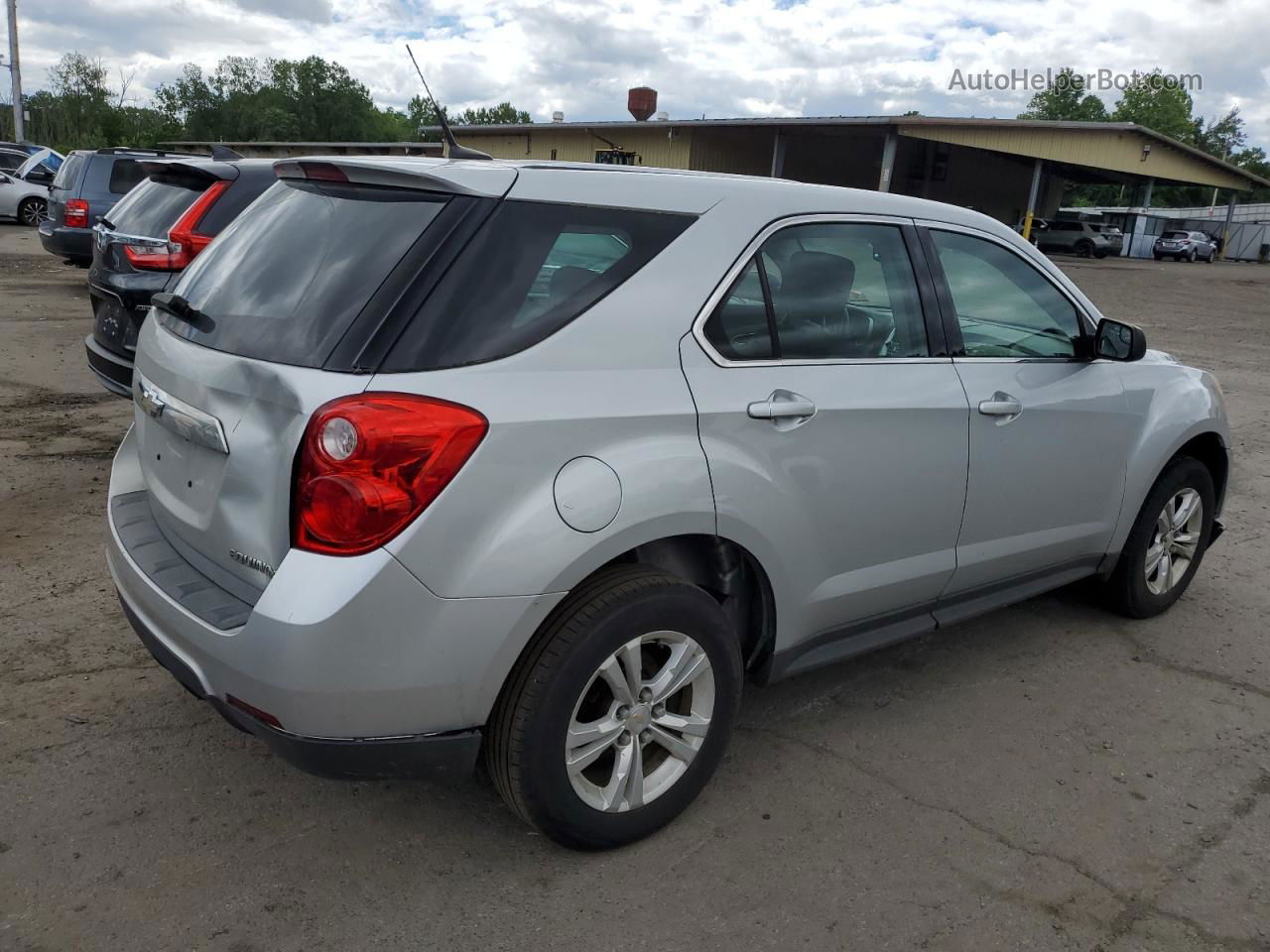 2012 Chevrolet Equinox Ls Silver vin: 2GNFLCEK3C6181451