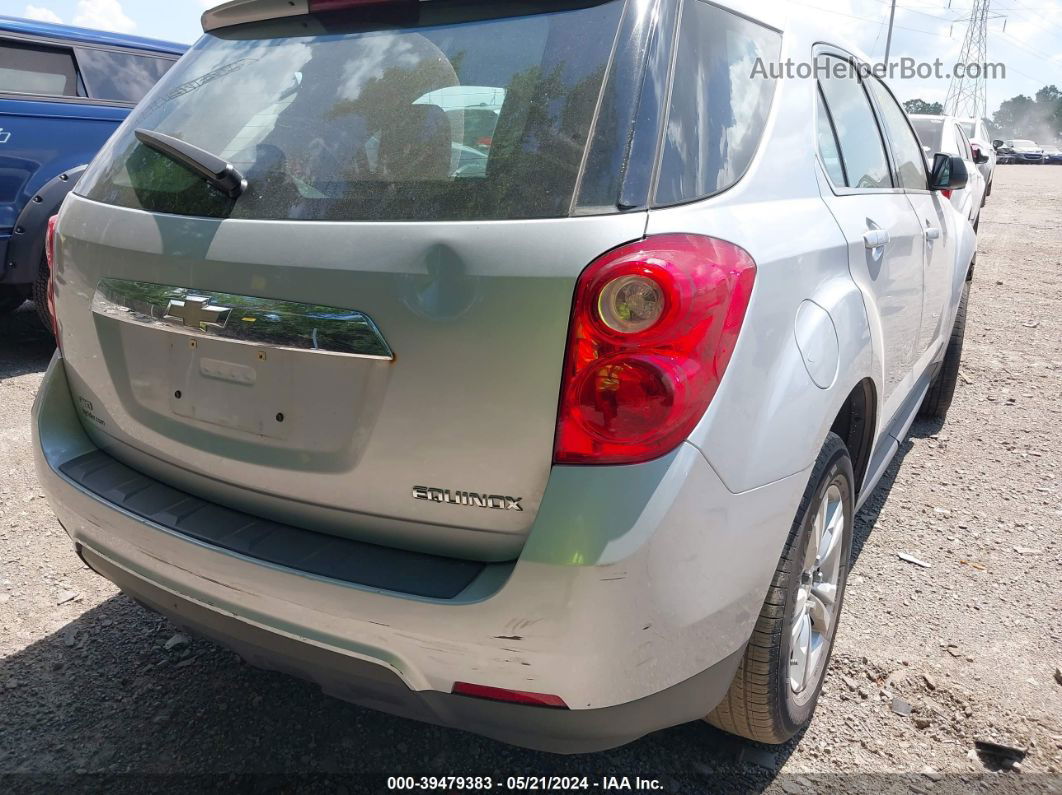 2012 Chevrolet Equinox Ls Silver vin: 2GNFLCEK3C6329615