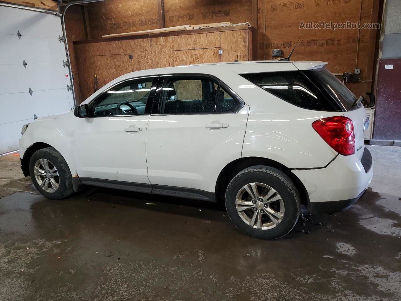 2012 Chevrolet Equinox Ls White vin: 2GNFLCEK5C6112096