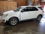 2012 Chevrolet Equinox Ls White vin: 2GNFLCEK5C6112096