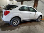 2012 Chevrolet Equinox Ls White vin: 2GNFLCEK5C6112096